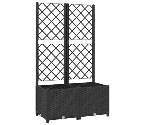 Aia Lillepott Võrega, Must, 80 X 40 X 136 cm Pp