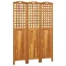 Kambario Pertvara, 3 Segmentai, 121,5X2X180cm Akacijos Masyvas