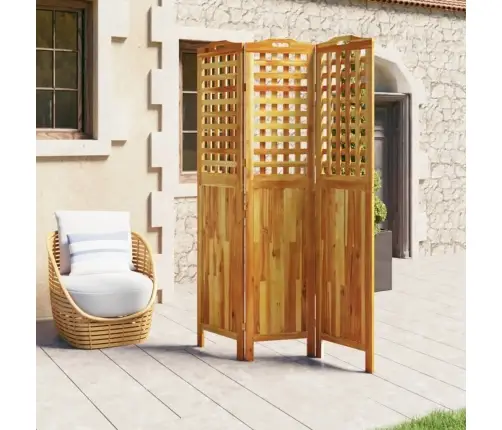 Kambario Pertvara, 3 Segmentai, 121,5X2X180cm Akacijos Masyvas