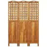 Kambario Pertvara, 3 Segmentai, 121,5X2X180cm Akacijos Masyvas