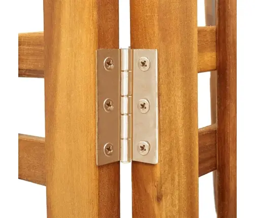 Kambario Pertvara, 4 Segmentai, 162X2X180cm Akacijos Masyvas