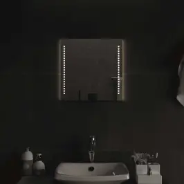 Vannasistabas Spogulis Ar Led, 40X40 Cm Vidaxl