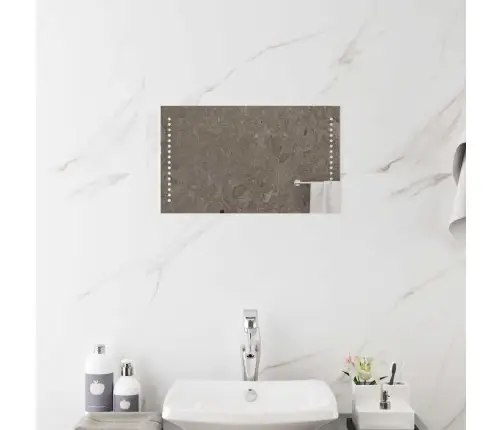 Vannasistabas Spogulis Ar Led, 50X30 Cm Vidaxl