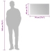 Vannasistabas Spogulis Ar Led, 70X40 Cm Vidaxl