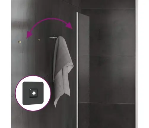 Vannasistabas Spogulis Ar Led, 80X40 Cm Vidaxl