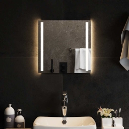 Vannasistabas Spogulis Ar Led, 40X40 Cm Vidaxl
