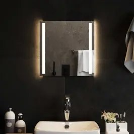 Vannasistabas Spogulis Ar Led, 40X40 Cm Vidaxl