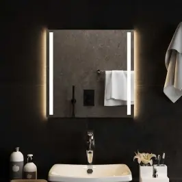 Vannasistabas Spogulis Ar Led, 50X50 Cm Vidaxl