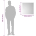 Vannasistabas Spogulis Ar Led, 60X60 Cm Vidaxl