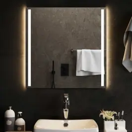 Vannasistabas Spogulis Ar Led, 60X60 Cm Vidaxl