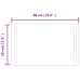 Vannasistabas Spogulis Ar Led, 60X30 Cm Vidaxl