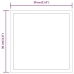 Vannasistabas Spogulis Ar Led, 30X30 Cm Vidaxl