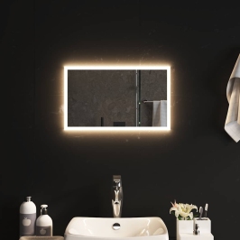 Vannasistabas Spogulis Ar Led, 50X30 Cm Vidaxl
