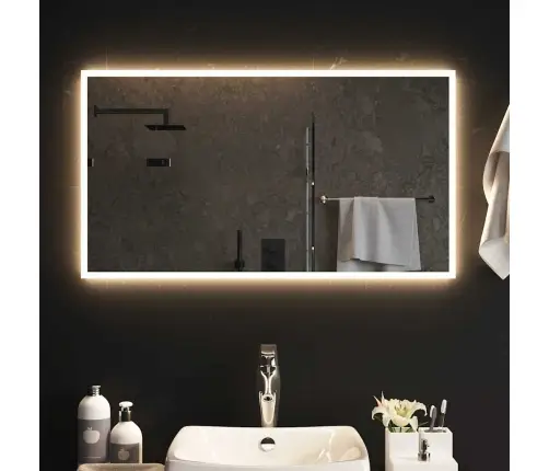 Vonios Kambario Led Veidrodis, 90X50Cm Vonios Kambario Led Veidrodis, 90X50Cm