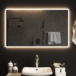Vannasistabas Spogulis Ar Led, 100X60 Cm Vidaxl