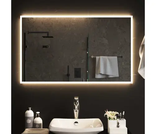 Vannasistabas Spogulis Ar Led, 100X60 Cm Vidaxl