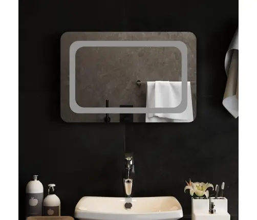 Vannasistabas Spogulis Ar Led, 60X40 Cm Vidaxl
