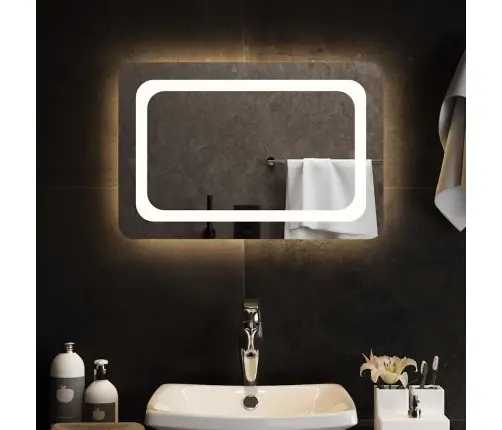 Vannasistabas Spogulis Ar Led, 60X40 Cm Vidaxl