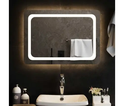 Vannasistabas Spogulis Ar Led, 70X50 Cm Vidaxl
