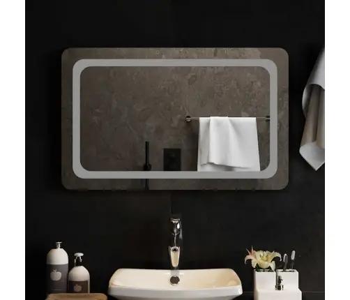 Vannasistabas Spogulis Ar Led, 80X50 Cm Vidaxl