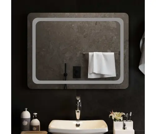 Vonios Kambario Led Veidrodis, 80X60Cm