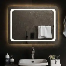 Vannasistabas Spogulis Ar Led, 80X60 Cm Vidaxl