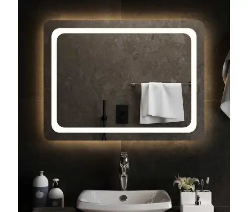 Vonios Kambario Led Veidrodis, 80X60Cm