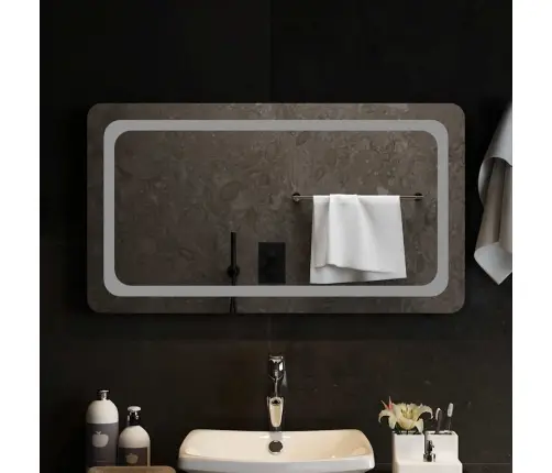 Vonios Kambario Led Veidrodis, 90X50Cm