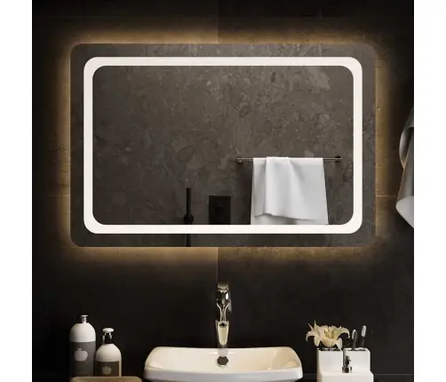 Vonios Kambario Led Veidrodis, 90X60Cm Vonios Kambario Led Veidrodis, 90X60Cm