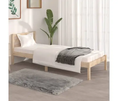 Lovos Rėmas, 75X190cm Pušies Medienos Masyvas, Vienvietis