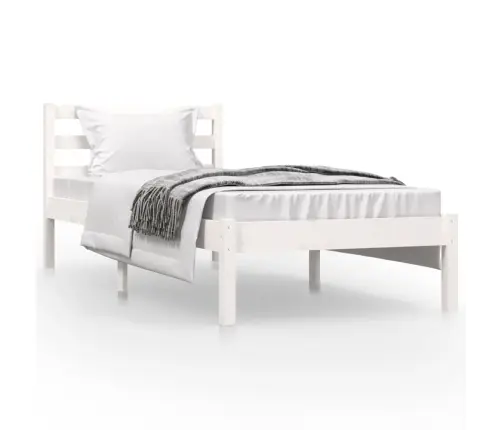 Gultas Rāmis, Priedes Masīvkoks, 75X190 Cm, Balts Vidaxl Gultas Rāmis, Priedes Masīvkoks, 75X190 Cm, Balts Vidaxl