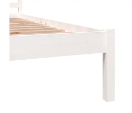 Gultas Rāmis, Priedes Masīvkoks, 75X190 Cm, Balts Vidaxl Gultas Rāmis, Priedes Masīvkoks, 75X190 Cm, Balts Vidaxl