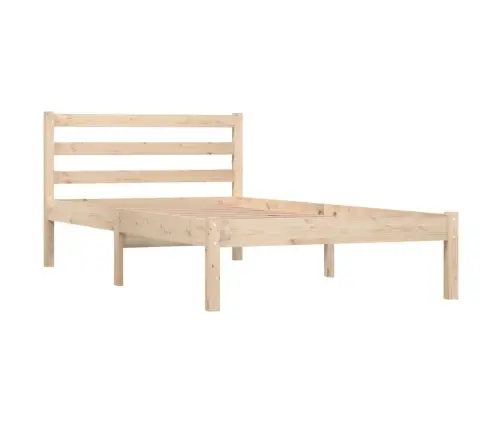Gultas Rāmis, Masīvkoks, 90X190 Cm, Vienvietīgs Vidaxl