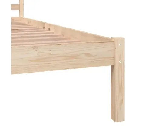 Gultas Rāmis, Masīvkoks, 90X190 Cm, Vienvietīgs Vidaxl