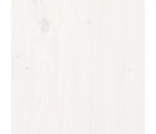 Voodiraam, Täismännipuit, 120 X 190 cm Valge