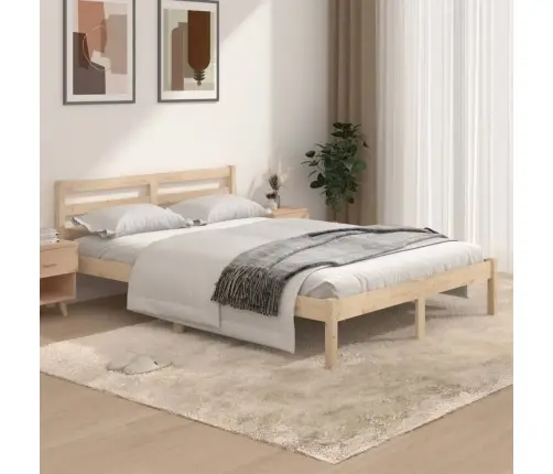 Lovos Rėmas, 135X190cm Pušies Medienos Masyvas, Dvivietis