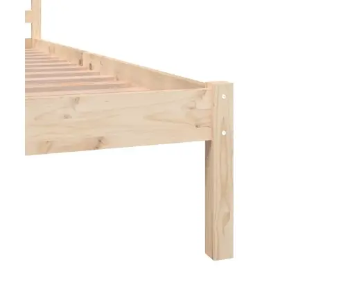 Voodiraam Männipuidust, 140 X 190 Cm