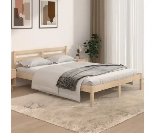 Voodiraam Männipuidust, 140 X 190 Cm