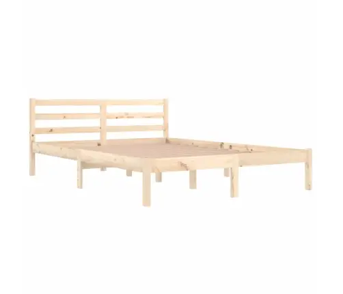 Voodiraam, Täismännipuit, 140 X 200 Cm