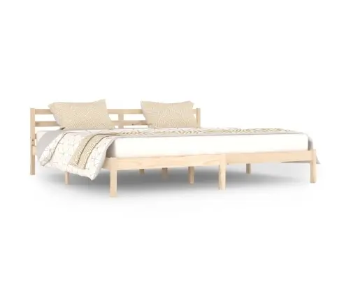 Lovos Rėmas, 200X200cm Pušies Medienos Masyvas