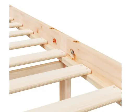 Lova Senjorams, 100X200cm Pušies Medienos Masyvas