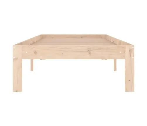 Gultas Rāmis, Masīvkoks, 75X190 Cm, Mazs, Vienvietīgs Vidaxl