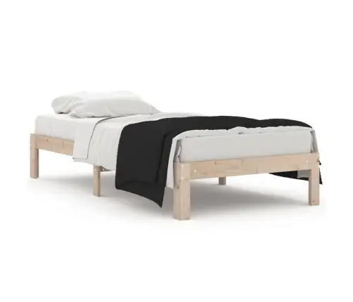 Gultas Rāmis, Masīvkoks, 90X190 Cm, Vienvietīgs Vidaxl