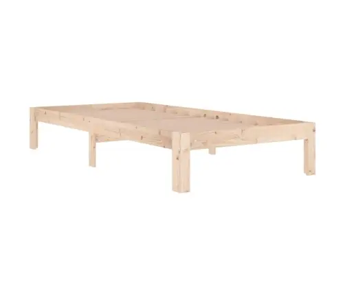 Gultas Rāmis, Masīvkoks, 90X190 Cm, Vienvietīgs Vidaxl