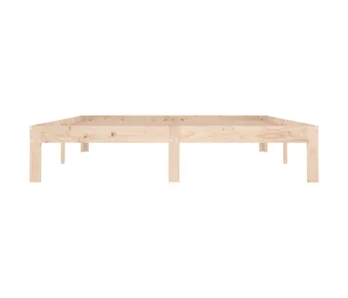 Gultas Rāmis, Masīvkoks, 150X200 Cm, Liels, Divvietīgs Vidaxl