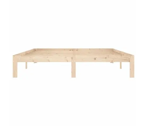 Gultas Rāmis, Priedes Masīvkoks, 160X200 Cm Vidaxl