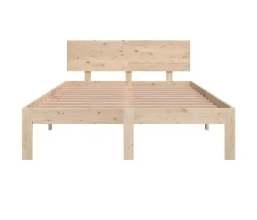 Voodiraam, Täismännipuit, 120 X 190 Cm