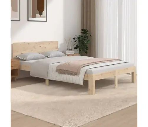 Voodiraam, Täismännipuit, 120 X 190 Cm