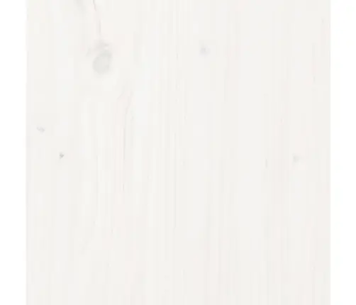 Voodiraam, Valge, Männipuit, 100 X 200 Cm