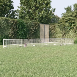 Triušių Narvas, 5 Segmentai, 541X109X54cm Galvanizuota Geležis